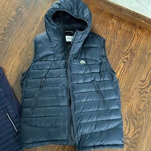 Men’s Lacoste puffer vest - navy size XL